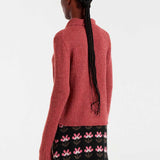Button Up Sweater - Rust