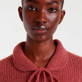 Button Up Sweater - Rust