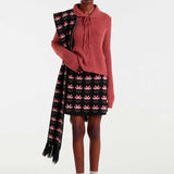 Button Up Sweater - Rust