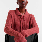 Button Up Sweater - Rust