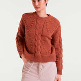 Knit Sweater - Rust