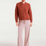 Knit Sweater - Rust
