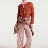 Knit Sweater - Rust