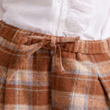 Plaid Trousers - Brown
