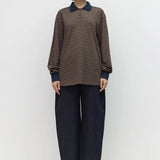 Sam Top - Brown / Navy