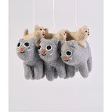 Felt Ornament - Kitten Duo