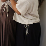 Lenny Cotton Gauze Top - Sand