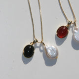 Maribel Necklace - Black Onyx