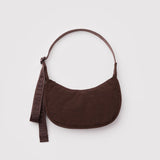 Small Nylon Crescent Bag - Coffee