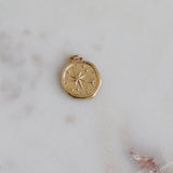 Wax Seal Charm Necklace - Gold