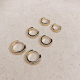 12mm Classic Clicker Hoop - Gold