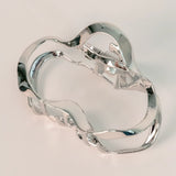 Wave Claw Clip - Silver