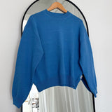 Milo Cotton Sweater - Blue