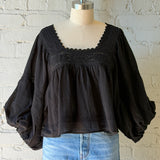 Fluvia Blouse - Noir