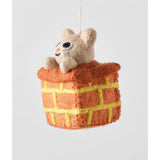 Felt Ornament - Chimney Cat