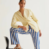 Wrap Blouse - Light Yellow
