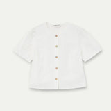 Button Up Blouse - White