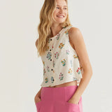 Sleeveless Tank - Floral