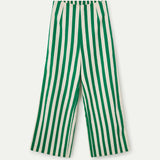 High Rise Pant - Green Stripe