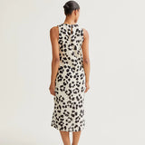 Sleeveless Dress - Animal Print