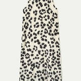 Sleeveless Dress - Animal Print