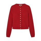 Harbor Cardigan - Cherry Red