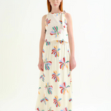 Floral Tank - Creme