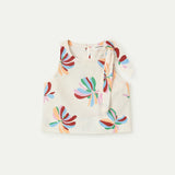 Floral Tank - Creme