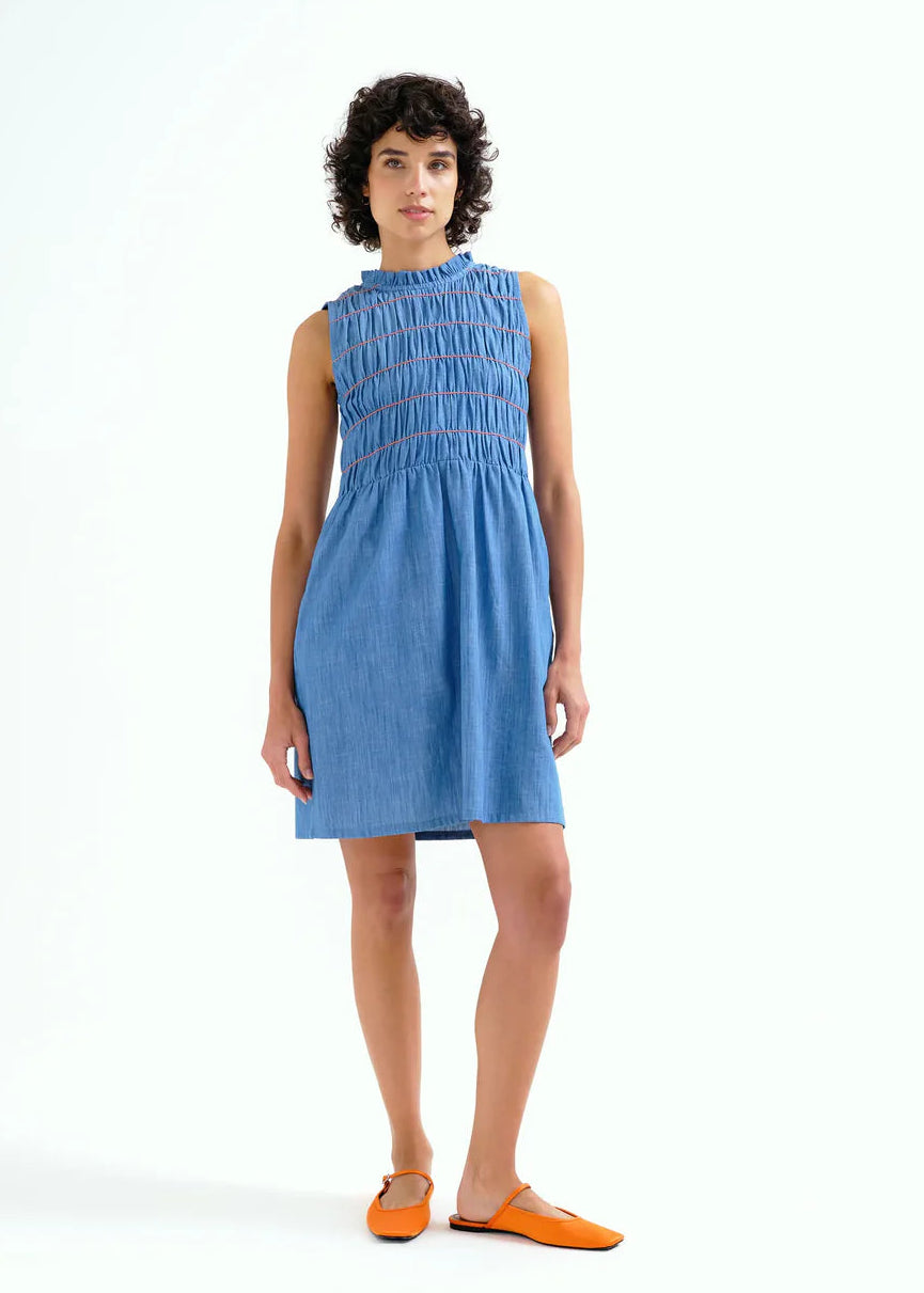 women's smocked dresses Smocked Dress - Blue | Women's Dresses