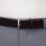 Elastic Belt - Solid Dark Brown