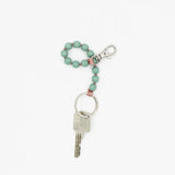 Short Perlen Keychain - Salvia / Mousse
