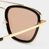 Diametric Sunglasses - Gold / Black