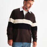 Rowhill Rugby Shirt - Brown / Black