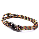 Tactical Cord Bracelet - Red / Black