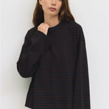 Callahan Top - Brown / Navy