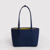 Medium Nylon Reversible Tote - Navy Mix