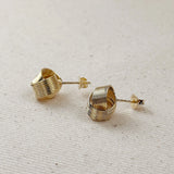 Wire Knot Studs - Gold