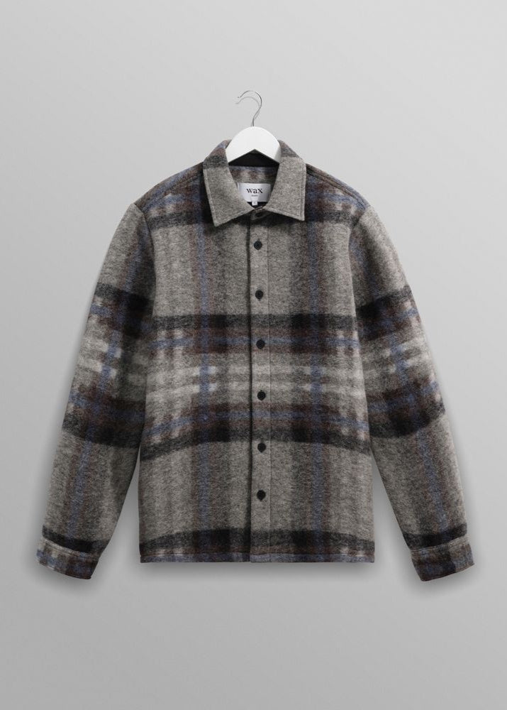 Nolan Overshirt - Grey / Blue