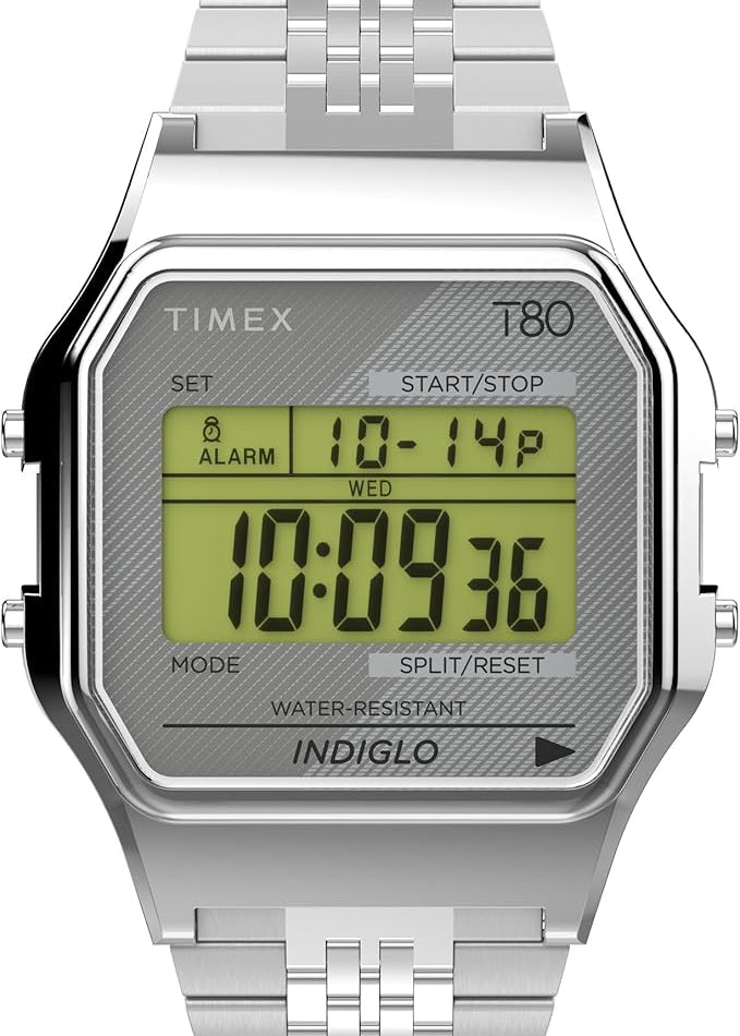 T80 34mm Bracelet Band Watch - Silver