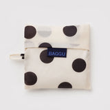 Standard Baggu - Cream / Black Polka Dot