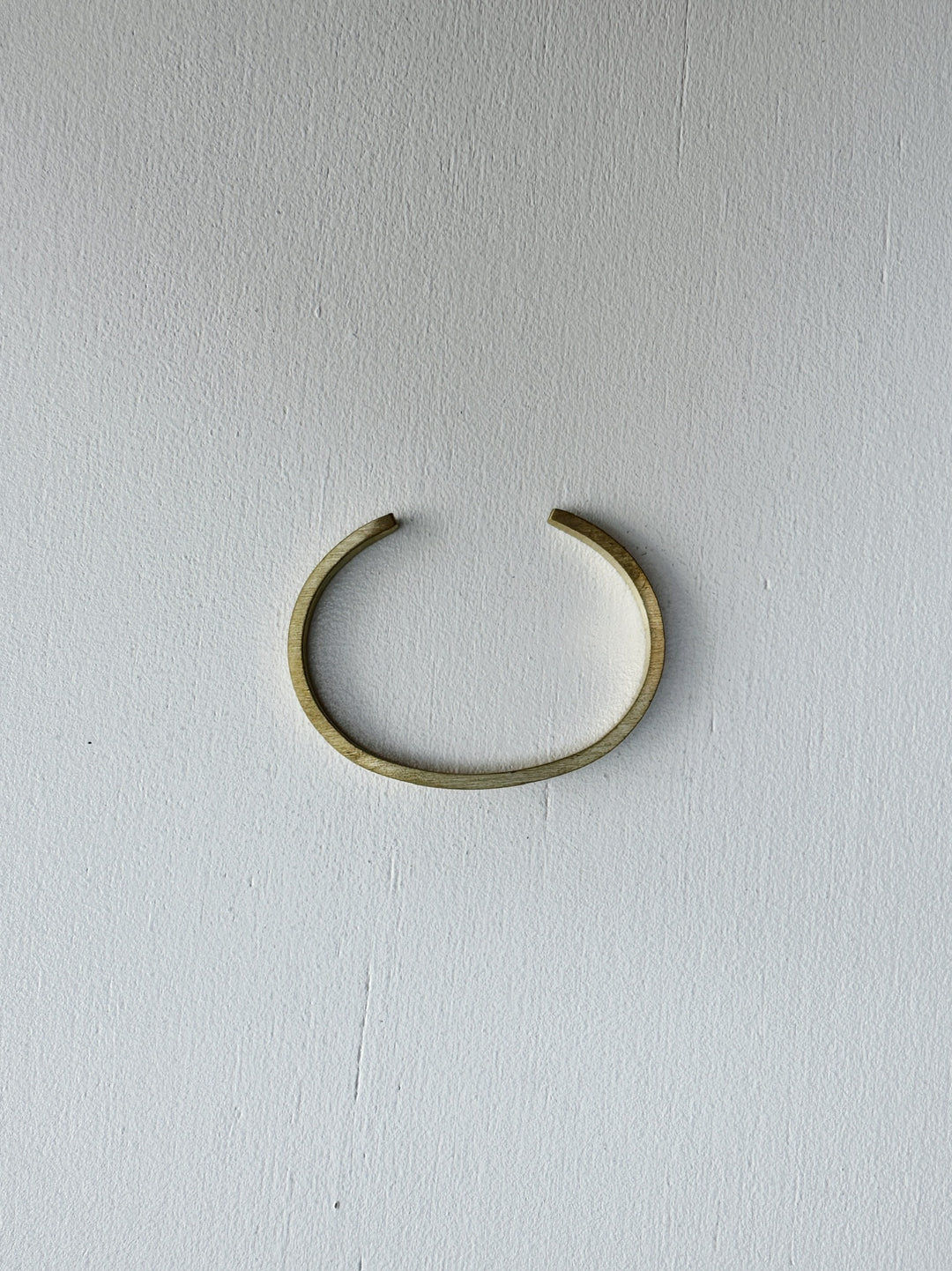 Flat Cuff Bracelet - Brass