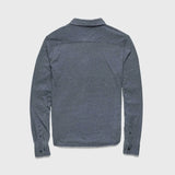 Anthony Burnout Knit Shirt - Navy