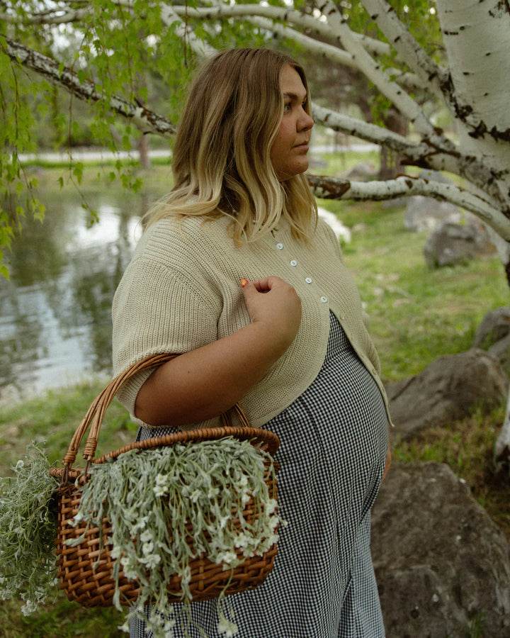 Picnic Dress - Black / White