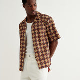 Didcot SS Shirt - Rust / Multi