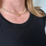 Fancy Baroque Necklace - Gold