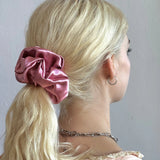 Midi Satin Scrunchie - Mauve
