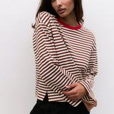 Callahan Top - Brown / White