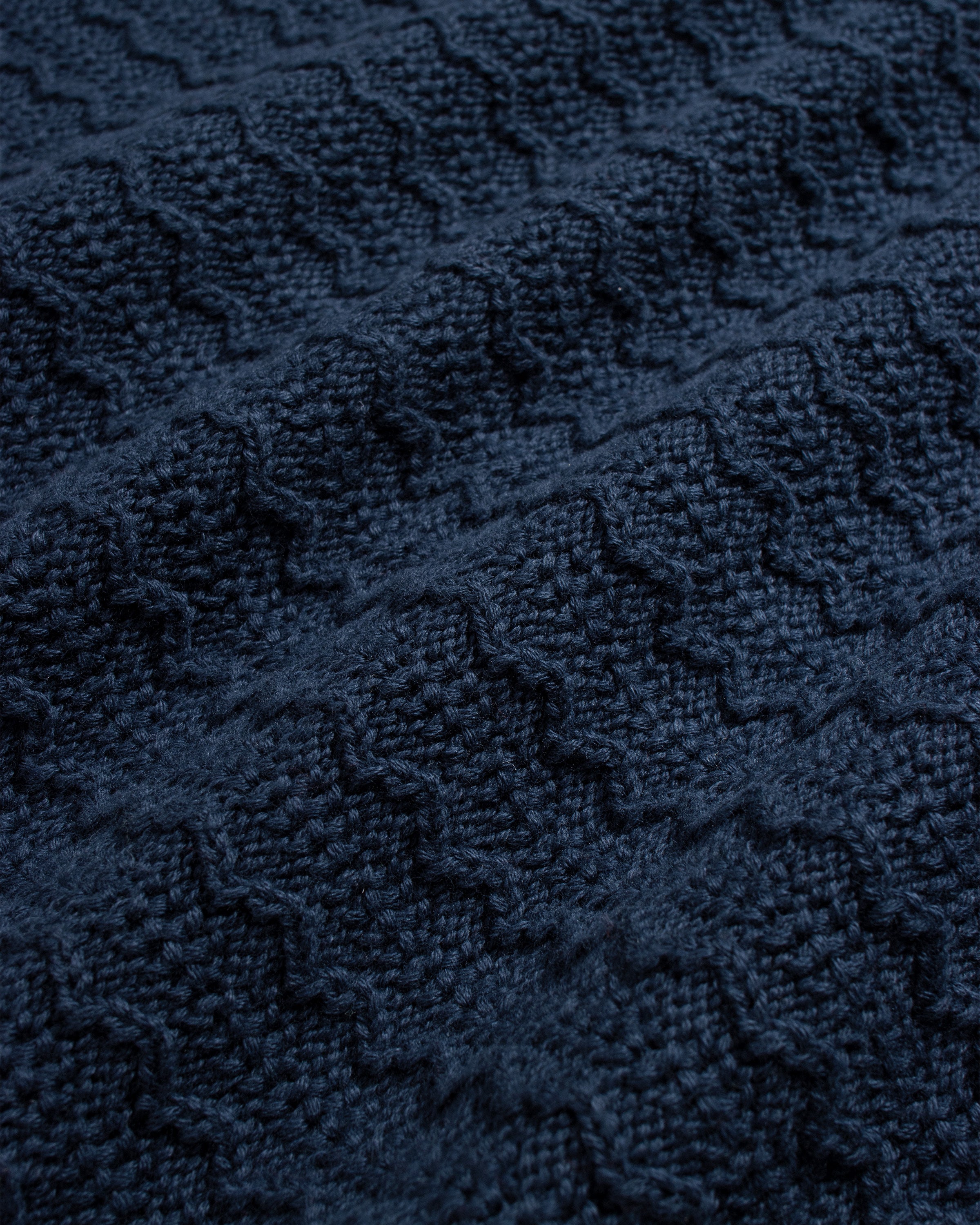 Cropped Sleeveless Cardigan - Navy