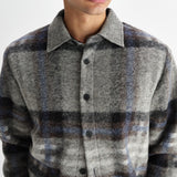 Nolan Overshirt - Grey / Blue