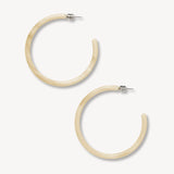 Large Hoops - Alabaster